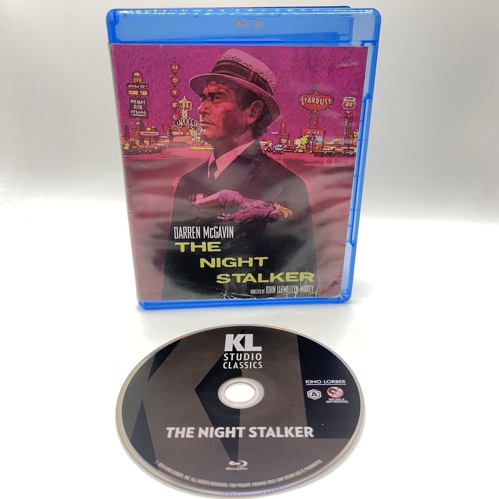 The Night Stalker (Blu-ray, 1972) Kino Lorber Darren McGavin RARE OOP